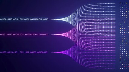 Concept of big data and AI integration - neural pathways, analytics visuals, and machine learning models for smart business technology.. - Powered by Adobe