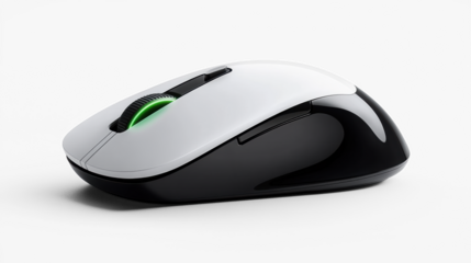 Wireless mouse on a transparent background