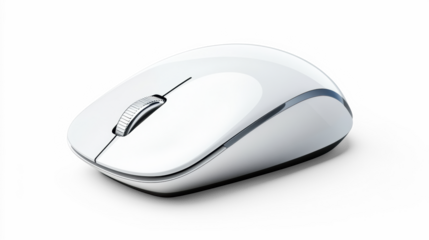 Sleek Wireless Mouse on Transparent Background