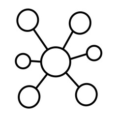 School supplies line vector