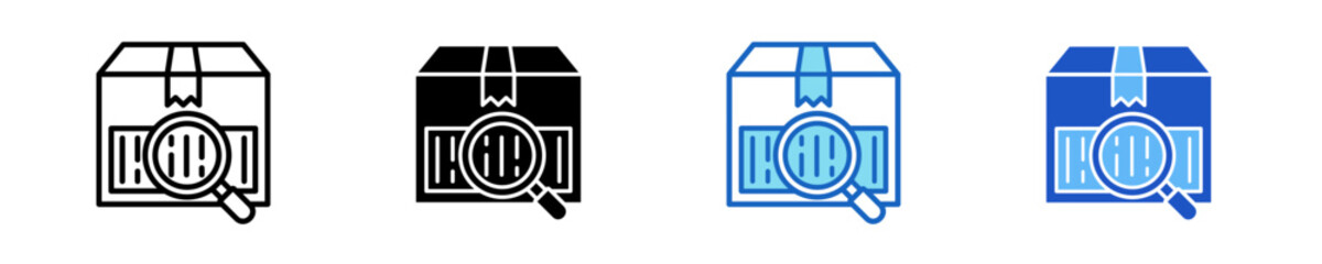 Tracking  Icon Set Multiple Style Collection