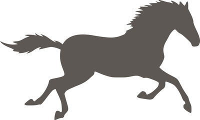 Fototapeta premium Design of speed horse draw