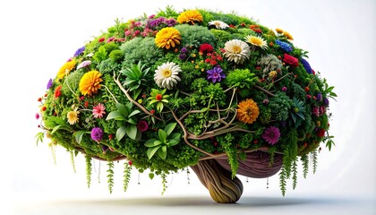 Brain of Flowers A Blooming Mind.