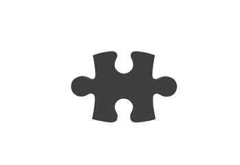 puzzle front view without shadow 3d render