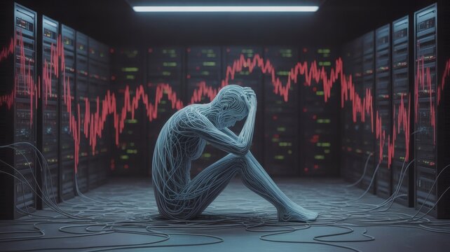 Defeated Data Center AI Fiber Optic Figure