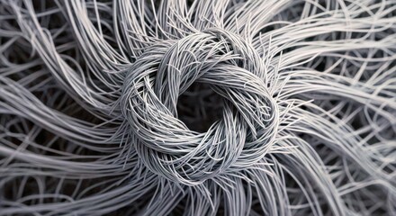 Pulsating Interconnected Neural Pathways Dynamic Hypnotic Generative Art