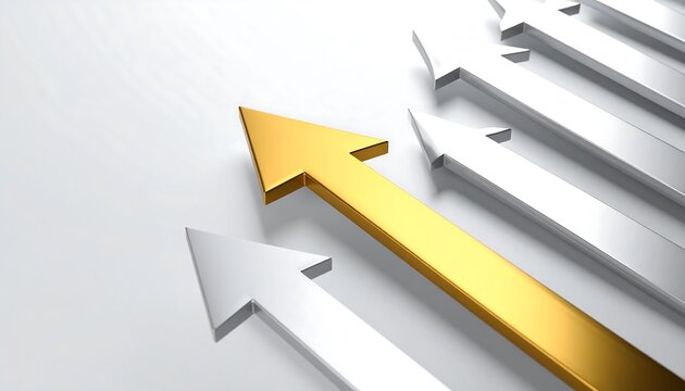 Golden Arrow Leading the Way to Success and Growth.