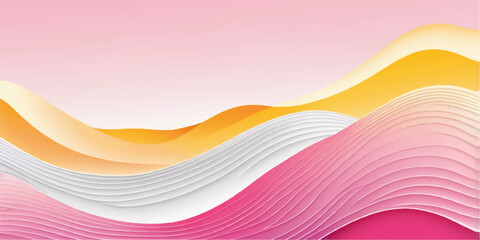 Colorful abstract wave vector illustration design pattern for web banner template backdrop