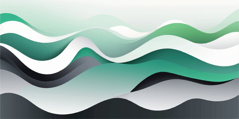 Abstract colorful wave vector illustration design for a business card or website banner
