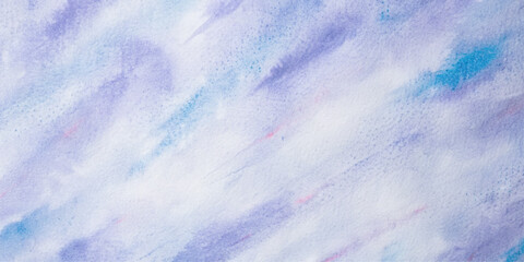  Fantasy smooth light pink, purple shades and blue watercolor paper textured illustration for grunge design, Pink pastel background. Pastel ink colors wet effect hand drawn canvas aquarelle background