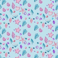 Kids Aquatic Background: Blue Underwater World