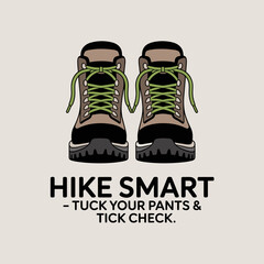Hike Smart Tick Safety Awareness Design