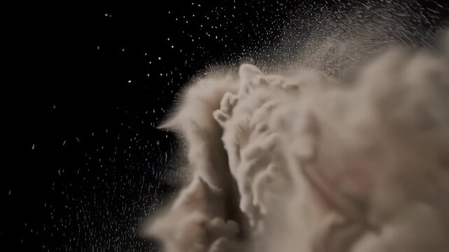 Particle Swirl Sandstorm Animation