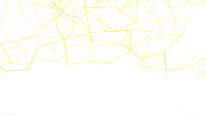 Abstract yellow geometric network on white, representing connection, data, and modern technology. Ideal for design, futuristic projects, and dig