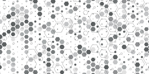 Abstract background with modern and futuristic hexagon shape decoration. High-tech background concept for covers, banners, brochures, and websites. VOL. 4