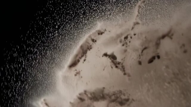 Particle Swirl Sandstorm Animation