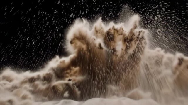 Particle Swirl Sandstorm Animation