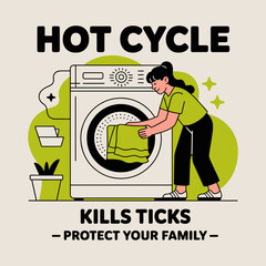 Hot Cycle Kills Ticks Protect Your Family Design