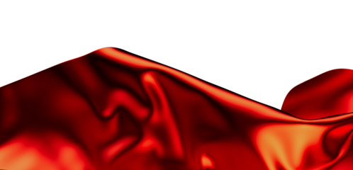 Elegant red silk fabric flowing, abstract background. Perfect for luxury, fashion, or elegant designs.
