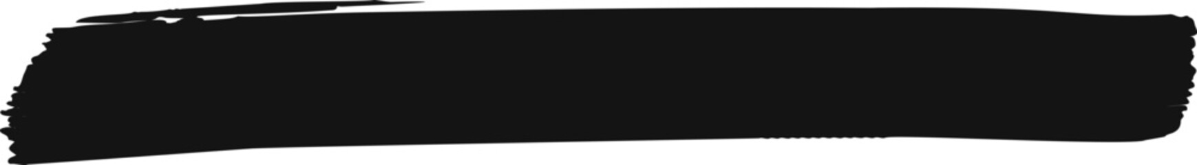 Obraz premium Bold black marker highlighter line