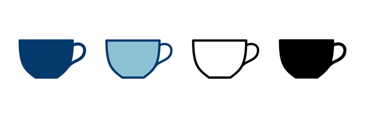 coffee cup icon vector isolated on white background. Coffee cup icon. Coffee vector icon. Tea