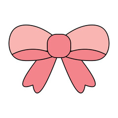 Cute Cartoon Pink Bow Clipart for Digital Scrapbooking and Baby Shower Decor