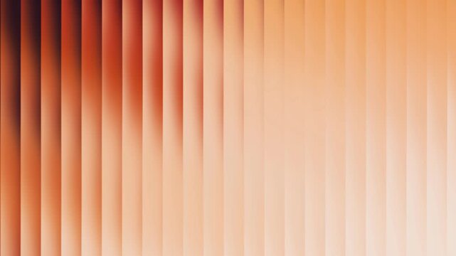 Animation of abstract vertical stripes with a gradient of warm orange and red hues, creating a sense of depth and movement