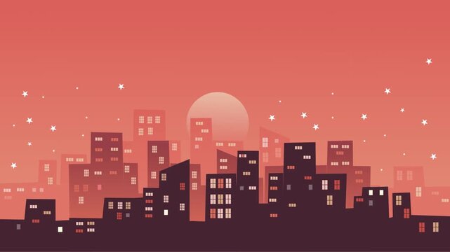 City Skyline Animation