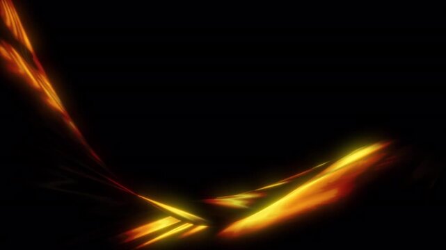 Dynamic abstract light trails with an energetic glow, illuminating darkness with fiery streaks of intense motion and power, creating a vibrant visual effect