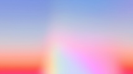 Naklejka premium Abstract Gradient Background with Soft Pink Blue Orange Red Hues, Ideal for Wallpaper, Poster, Banner Showcasing Minimalist Modern Art and Dreamy Aesthetic