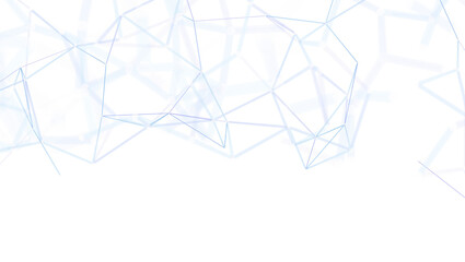 Abstract illustration of connected network lines. Modern technology and digital design for science and innovation. Perfect for data, future, con