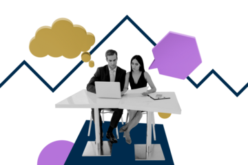 Trend artwork sketch image collage of influencer young lady girl sit chatting holding smartphone emoji speech bubble conversation