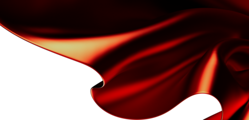 Elegant red silk fabric flowing gracefully. Perfect for luxury, elegance, and passion themes.