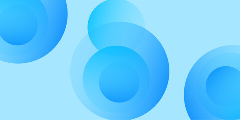 Abstract Color background, transparent gradient blue circles stacked on a blue background modern simple art good nice