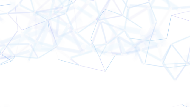 Abstract digital background with geometric network of connected lines on white, symbolizing communication, technology, data, and the internet.