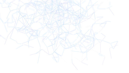 Obraz premium Abstract image of a digital connections network. Ideal for technology, science, data, or communication concepts. Clean, modern design against a