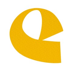 Illustration vector Estimated sign , e mark , e symbol. Marks for packaging. Simple style and isolated on a white background. 