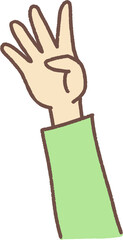 손동작 일러스트
