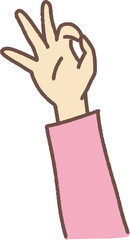손동작 일러스트