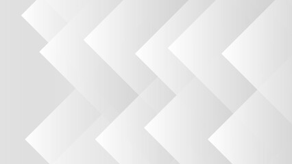 Abstract geometric white and light gray background with overlapping rectangular and diagonal shapes. Subtle 3D layered effect. Clean, modern, and minimalist design with soft gradients and depth.