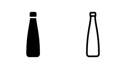 Bottle icon symbol for apps and websites. bottle sign and symbol