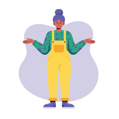 Uncertain Person Shrugging Expressing Confusion and Doubt