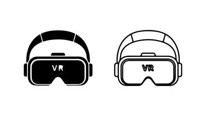 Virtual reality headsets with transparent background