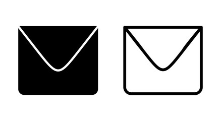 Mail icon symbol for apps and websites. email sign and symbol. E-mail icon. Envelope icon