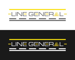 Modern Geometric Line General Logo Design