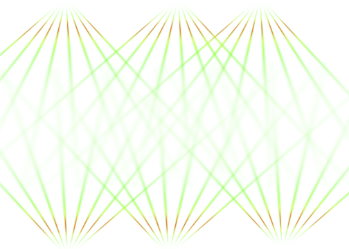 Lighting Lines Green an Pink Color