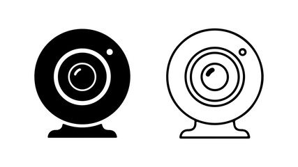 Webcam icons with transparent background