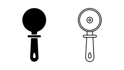 Coffee tamper icon with transparent background