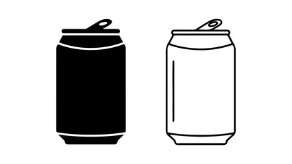 Aluminum cans with pull tabs with transparent background