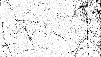 Worn grunge texture vectors. Old, cracked, overlays background PNG transparent